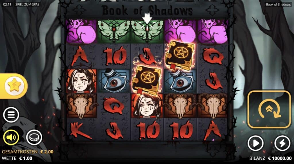 Book of Shadows Slot Nolimit City