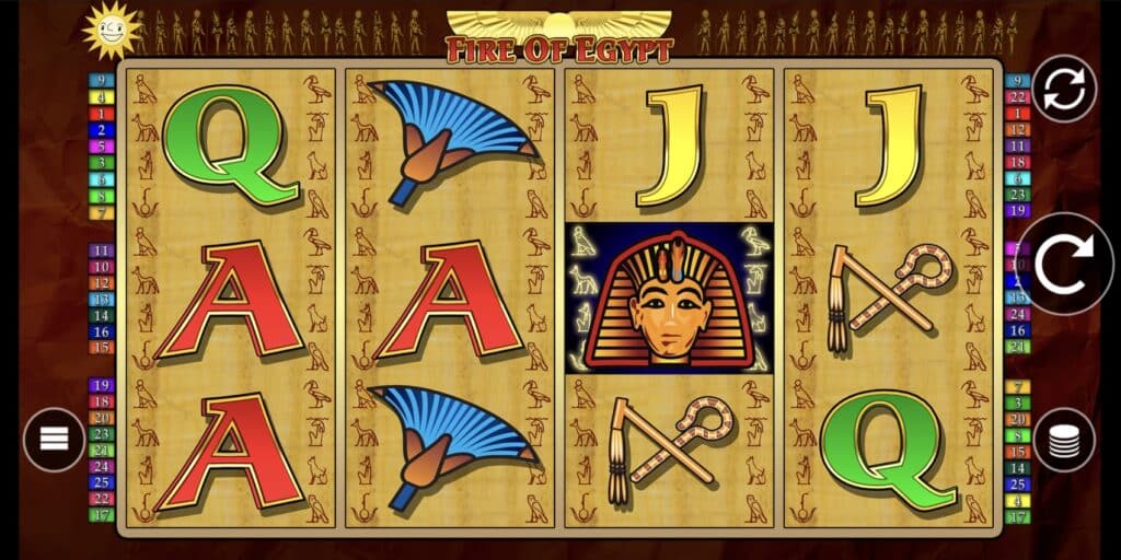 Fire of Egypt Slot Merkur