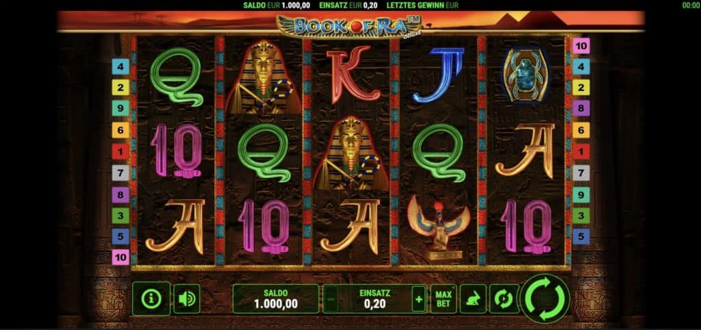 Book of Ra Deluxe Slot Novoline