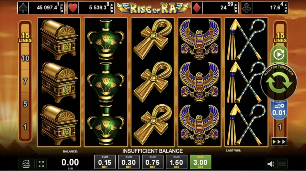 Rise of Ra Slot Amusnet